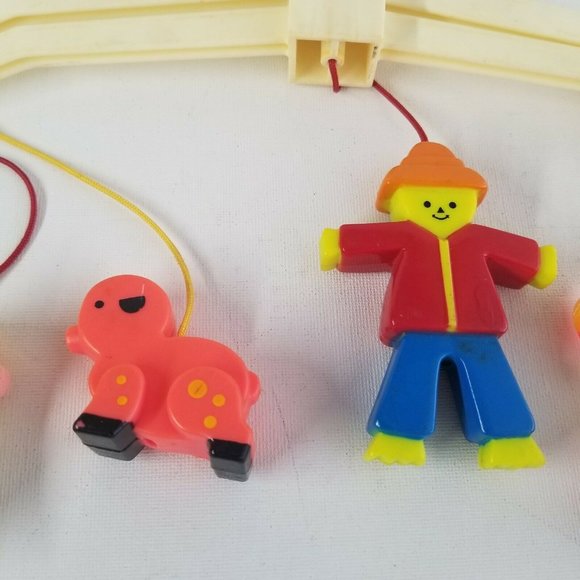 FisherPrice Toys Vintage Fisher Price Farm Animals Baby Crib Mobile Parts 973 Plastic Fp